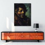 Vincent Van Gogh Head of a Peasan tablosu satın al