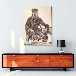 Joseph Roulin Sitting in a Cane Chair tablosu satın al