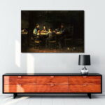 Jozef Israëls Famille de paysans à table tablosu satın al